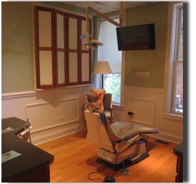 Bright, happy treatment room!